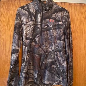 Half zip camouflage underarmor sweater